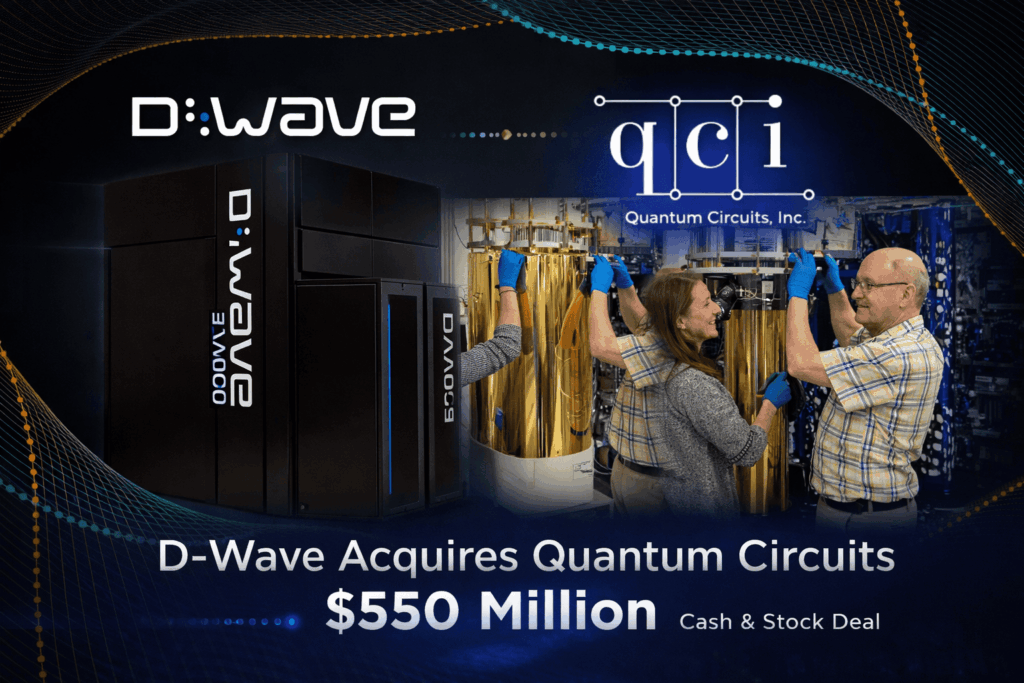 D-Wave Quantum、Quantum Circuits Inc.を買収へ - エラー訂正ゲート