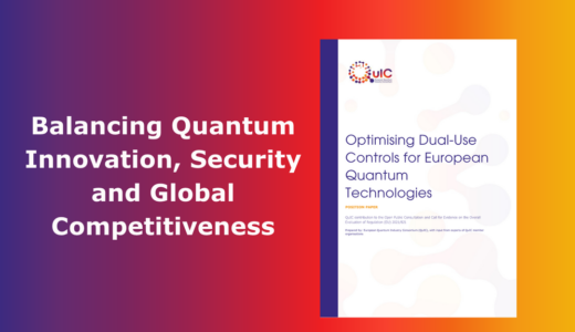 QuIC、量子技術に関するEUのデュアルユース規制調和を求める提言を発表